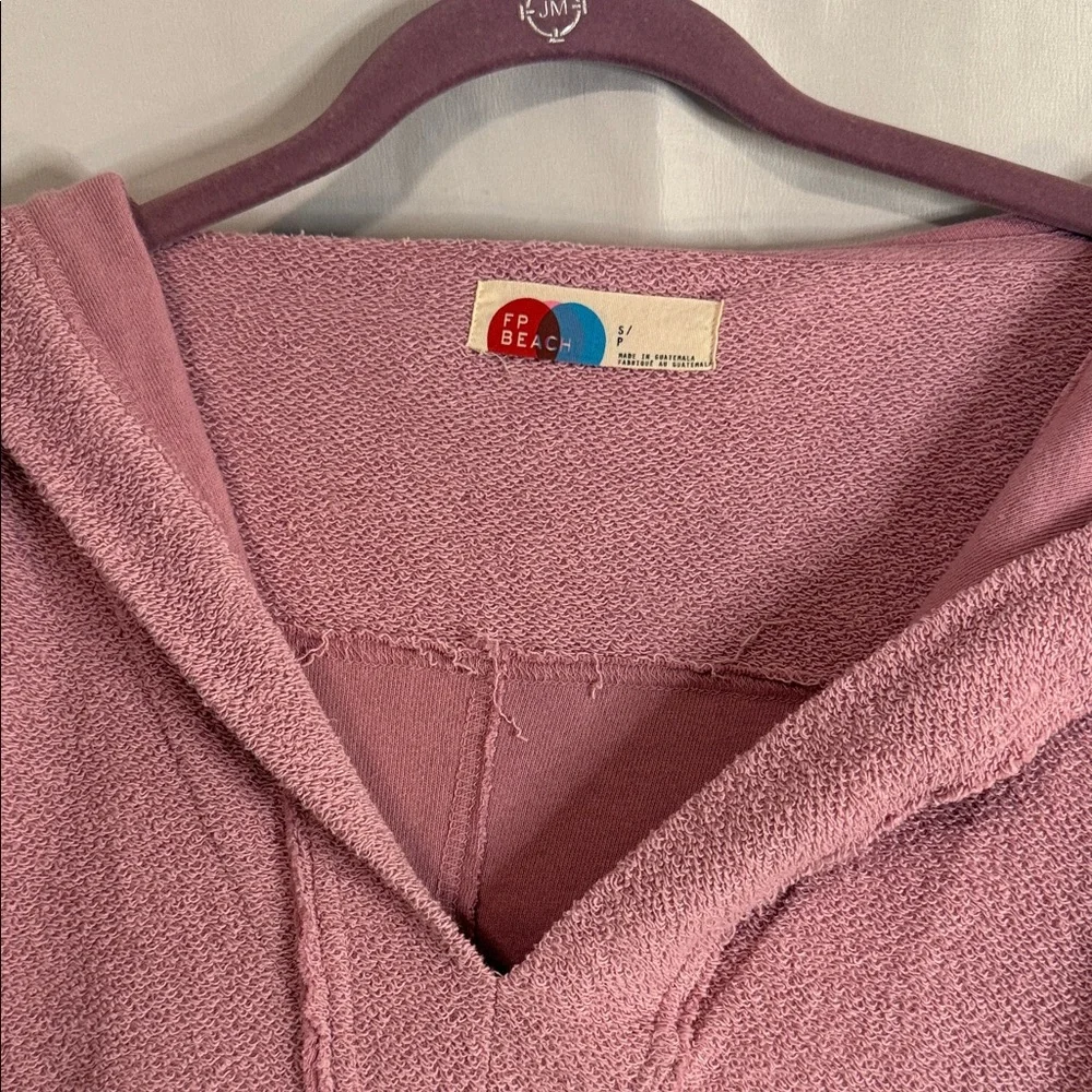 FP Beach by Free People Pink Hoodie Pullover – Size Small - Picture 4 of 9